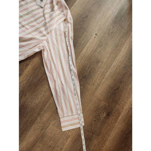NWT Vineyard Vines womens Eleanor stripe button up shirt woven poplin size med - Picture 6 of 7